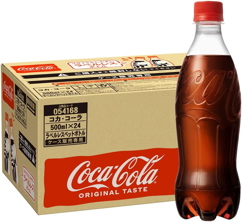 コカ・コーラ ラベルレス 500mlPET×24本