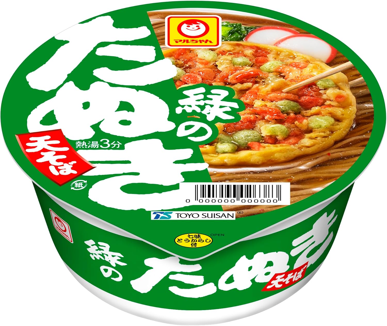 緑のたぬき天そば 東 101g×12個