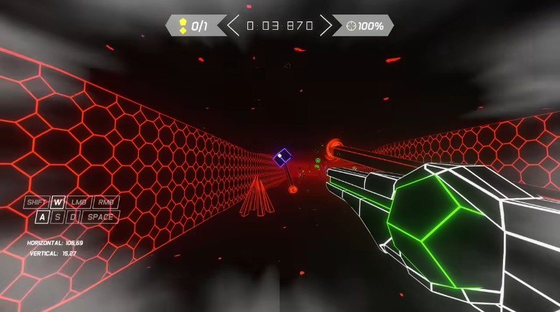 標的を撃つほど加速する高速移動FPS「POLY IMPULSE」が3月19日リリース、エイム練習用途としても注目