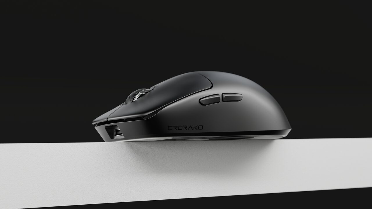 海外で「過小評価マウス」と話題、疑似ラピトリ×35gの軽量ゲーミングマウス「CRDRAKO KO-ONE」