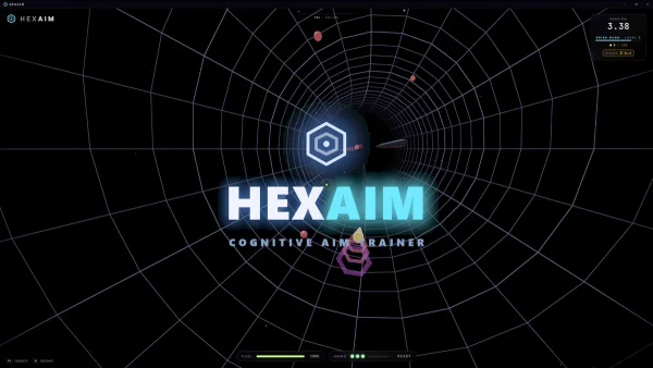 元プロ選手が開発した認知負荷型エイムトレーナー「HEXAIM」がSteamで無料配信開始